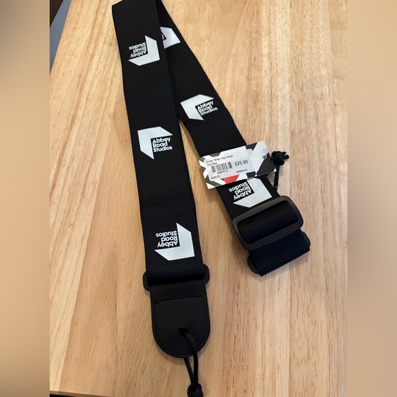 Other - Black Adjustable Guitar Strap Abbey Road Studios